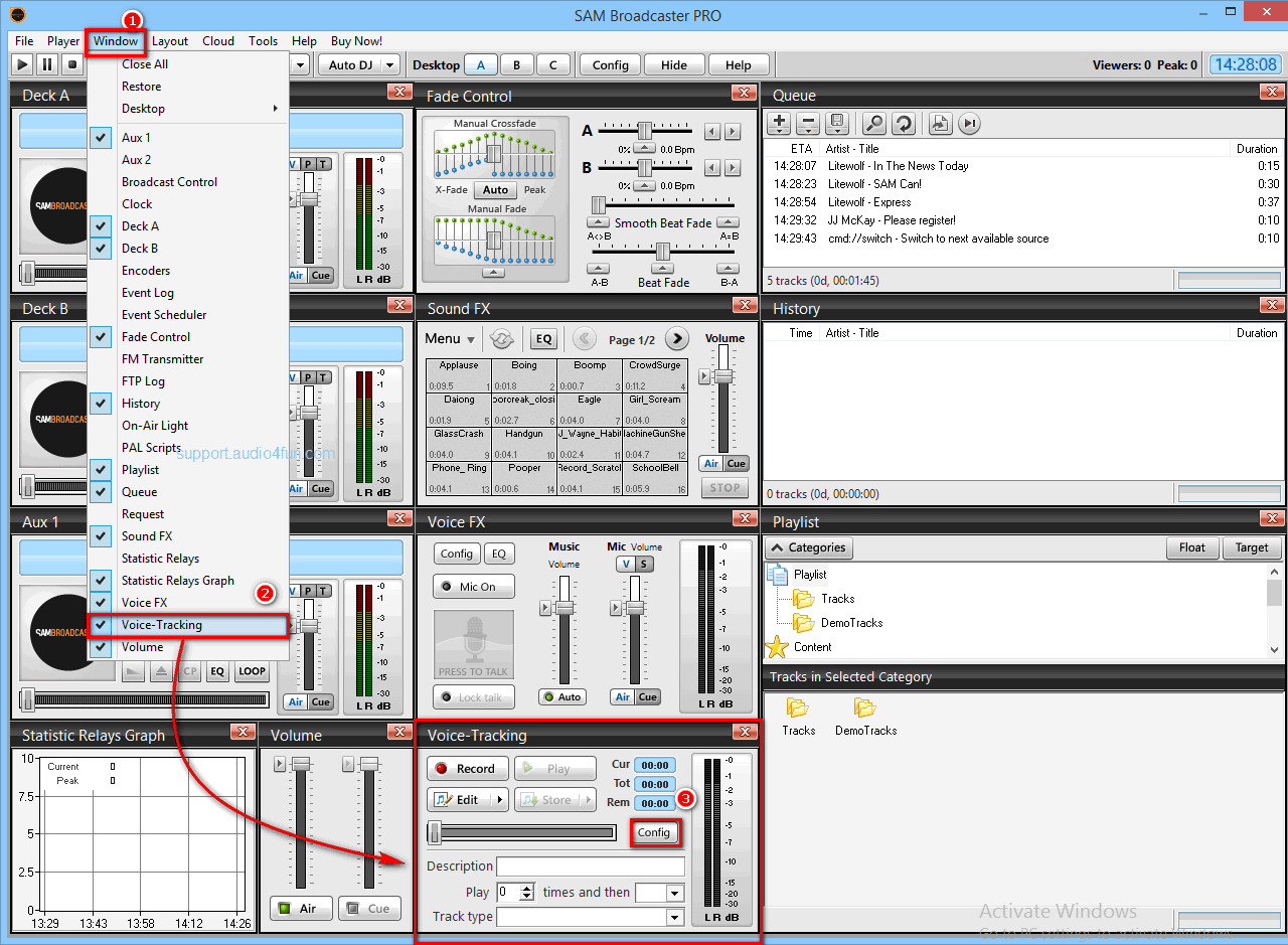 Change voice in SAM Broadcaster PRO - Audio4fun Support Center